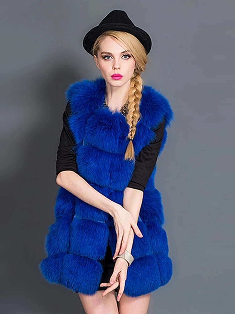 ZADORIN 4XL หญิงขนสัตว์เสื้อกั๊กฤดูหนาว Warm Faux ขนสัตว์เสื้อกั๊กผู้หญิง High-Grade Cappa แฟชั่นคอยาวขนสัตว์เสื้อ Cardigan