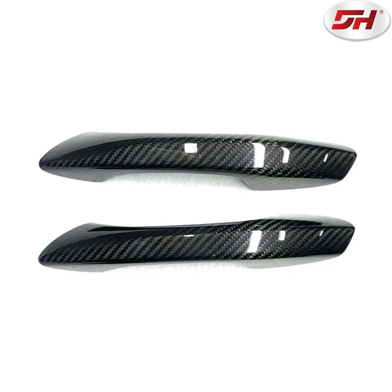 

2pcs Car Carbon Fiber Exterior Door Handle Door Handle Decorative Sticker for Porsche 982 718 2016-UP