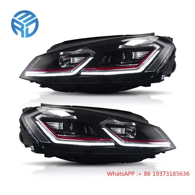 

MRD for VW Golf 7 7.5 Mk7 2013-2017 Hot Sale Sequential LED Xenon 2014-UP Head Lamp Headlight NOT for GTI & GTR
