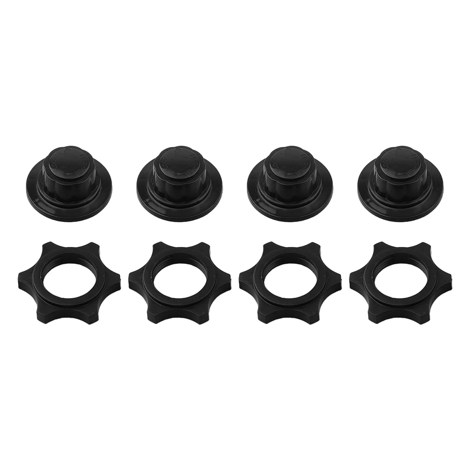 4Pcs Black Plastic Electric Fan Nut Cover 59mm Outer Diameter Fixed Lid For Ceiling Fan Mounting Replacement Accessories