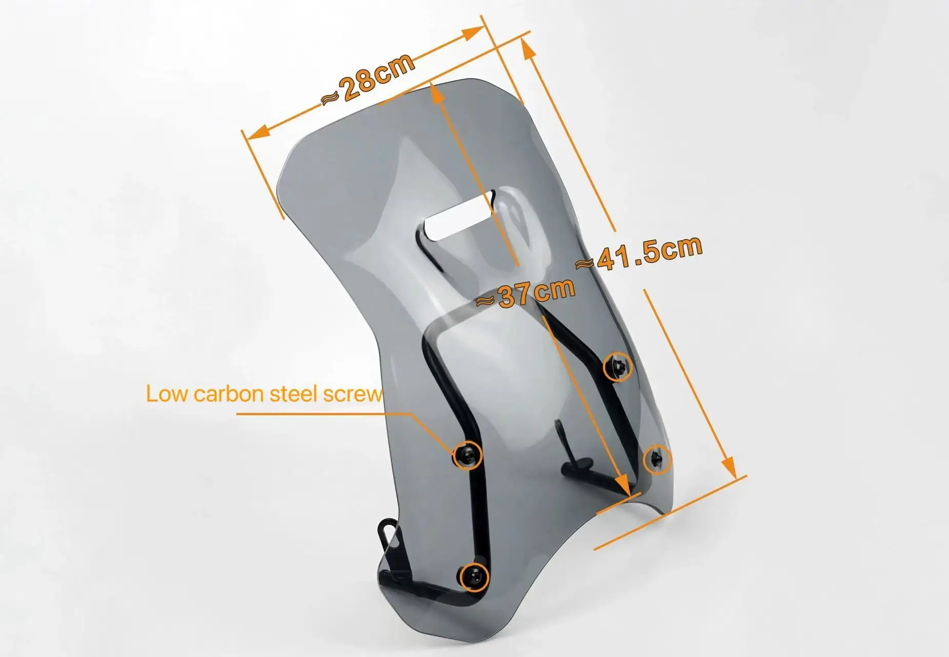 For R12 / R12 Nine T Motorcycle Windshield Wind Screen Mounting Hardware Deflector Spoiler Air Deflector Windshields Accessories