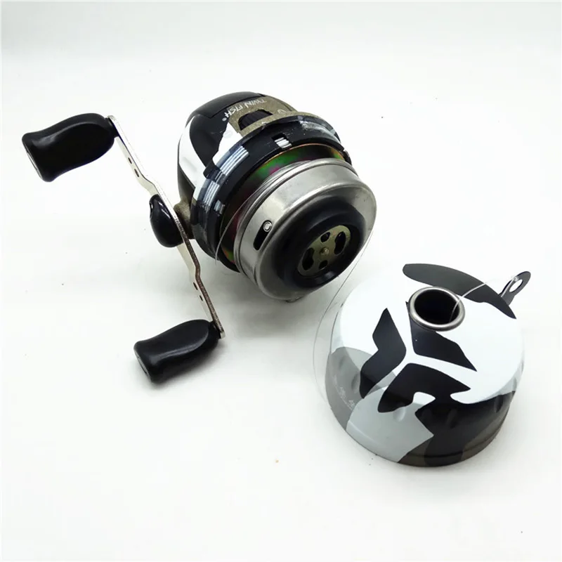 Imagem -03 - Grande Spincast Fishing Reel Ps40 Slingshot Spool Peixe ao ar Livre com Linha de Nylon 7