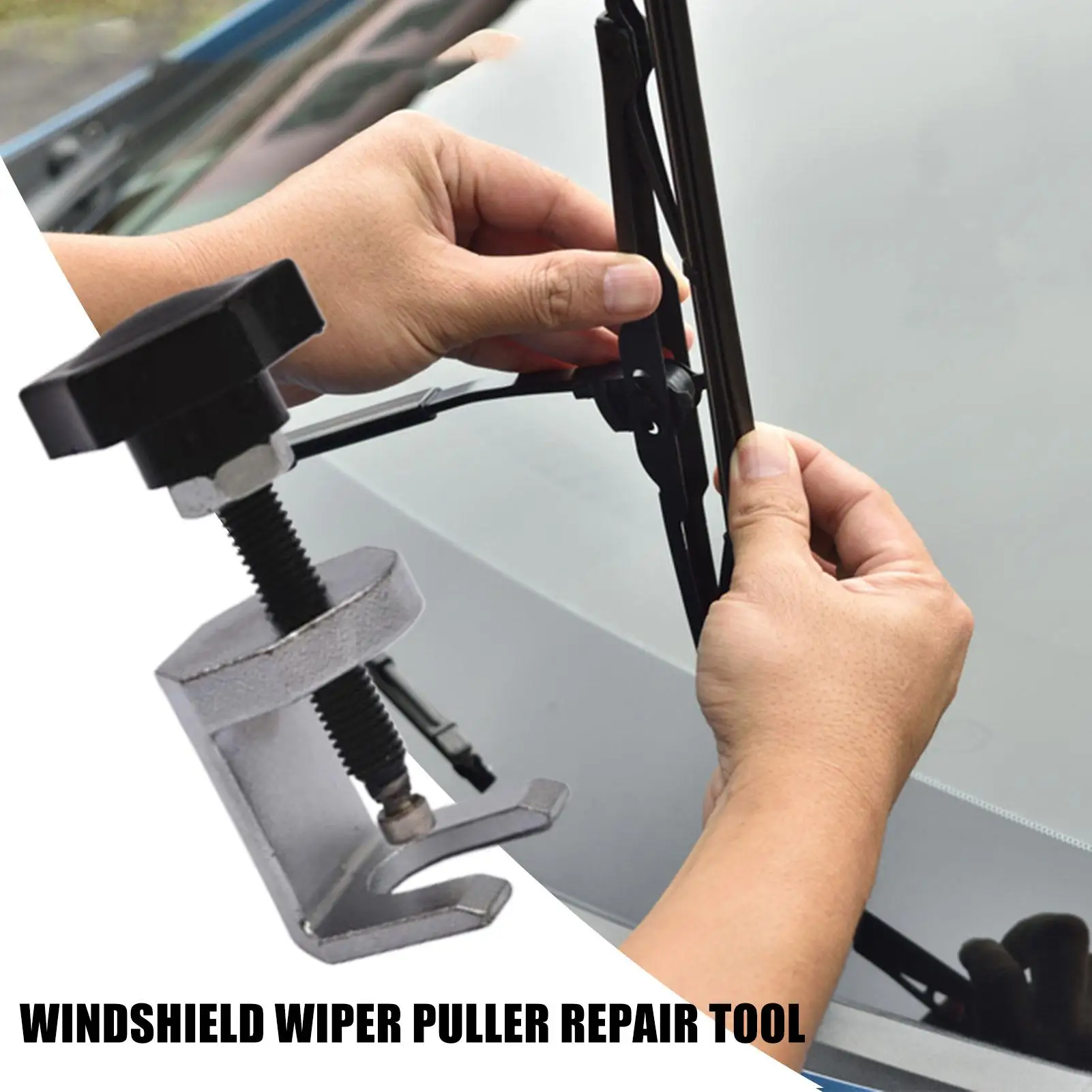 

Инструмент для снятия рычага стеклоочистителя, регулируемый съемник подшипника рычага стеклоочистителя, инструмент для ремонта, портативный комплект съемников для обслуживания автомобиля