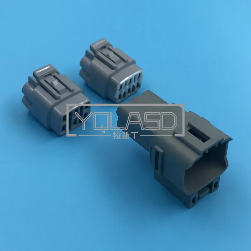 

1 Set 6 Way Auto Connector Car Female Male Socket Harness Plug AC Assembly 6189-0319 6188-0173 90980-11196 11196