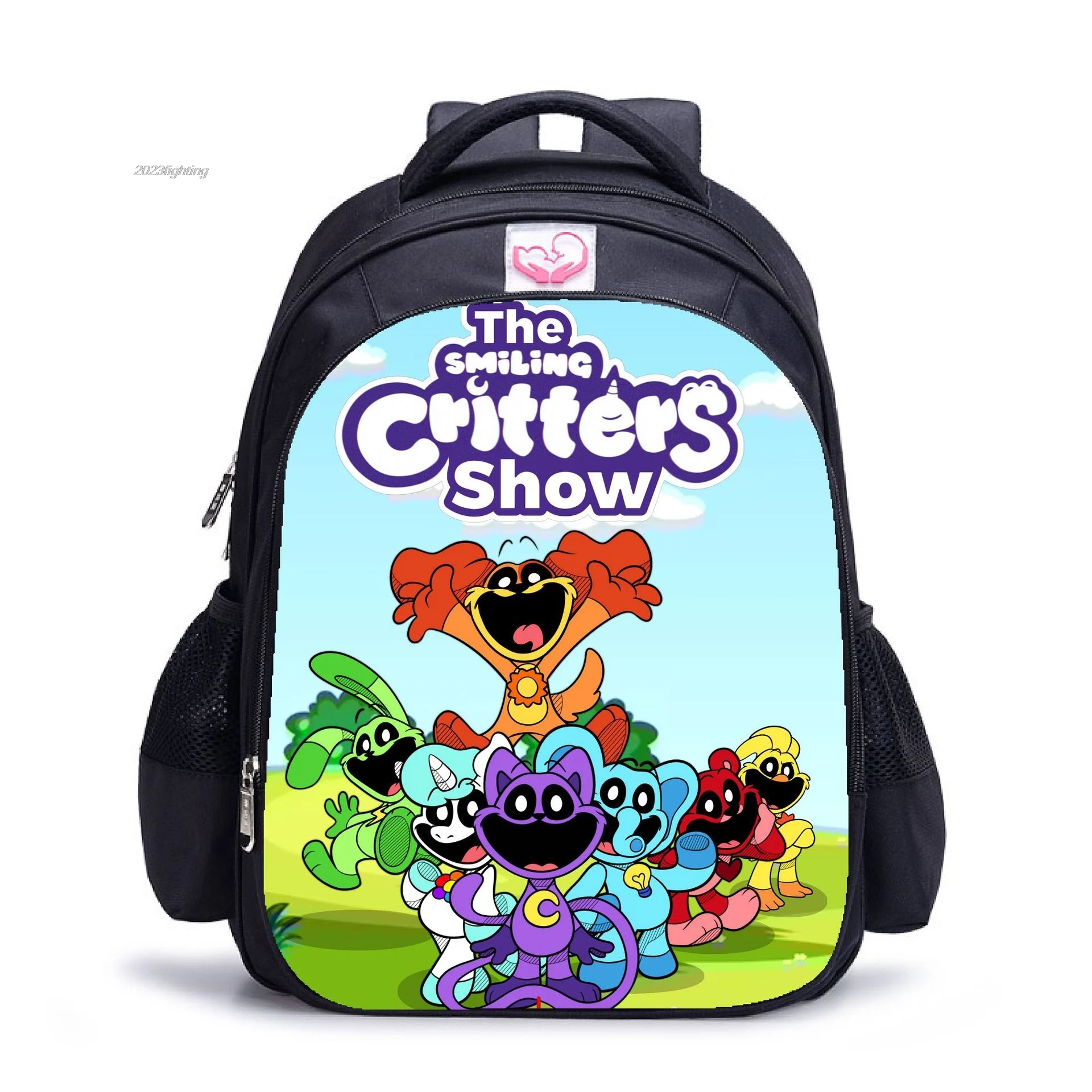 16inch Smiling Critters Backpacks Primary Printe Orthopedic Boys Girls Software School Bags Cartoon Children Mochilas