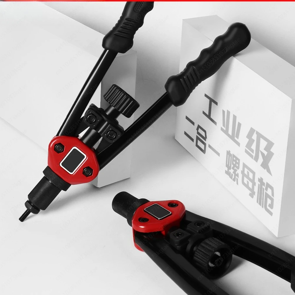 BT-606 Double Handle Manual Rivet Nut Gun – Cap Nut Riveter for M3-M8 Threaded Inserts