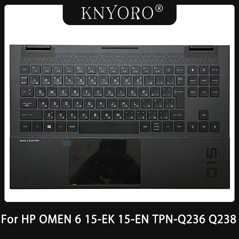 

Original New Japan Keyboard for HP OMEN 6 15-EK 15-EN TPN-Q236 TPN-Q238 Laptop Palmrest Upper Cover Keyboard Case Replacement