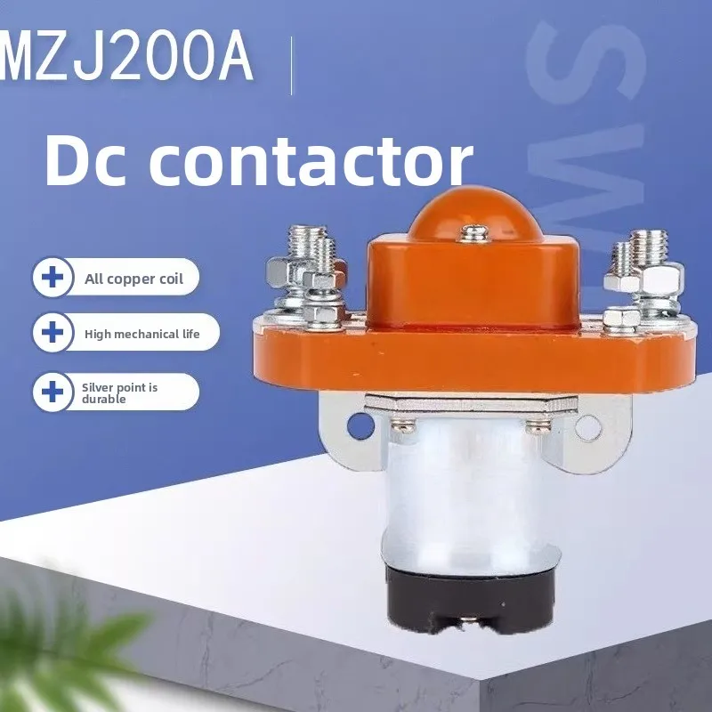 MZJ DC Contactor 50A 100A 200A 300A 400A 600A Dual Coil 24V For Electric Vehicle