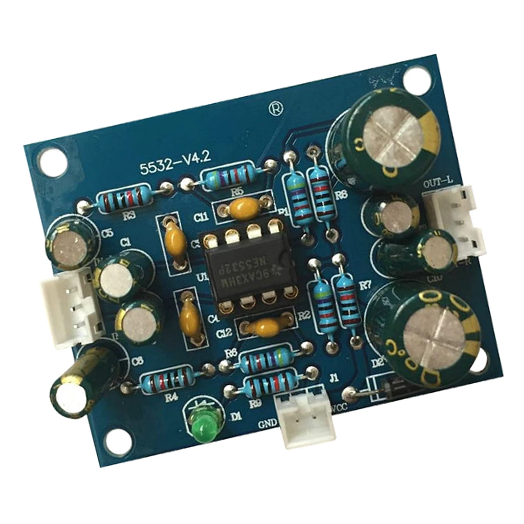 High Precision Digital Preamplifier Board Pre Tone Audio Module for Car Bass Amplifier Home Hifi Speaker System 12V-35V