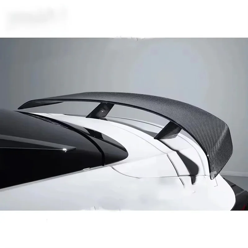 Black Spoiler Wing For Lexus LC500 LC500h Spoiler Top Wings Black Lip Body Kit Splitter Trunk Trim Affix Stick Car Accessories