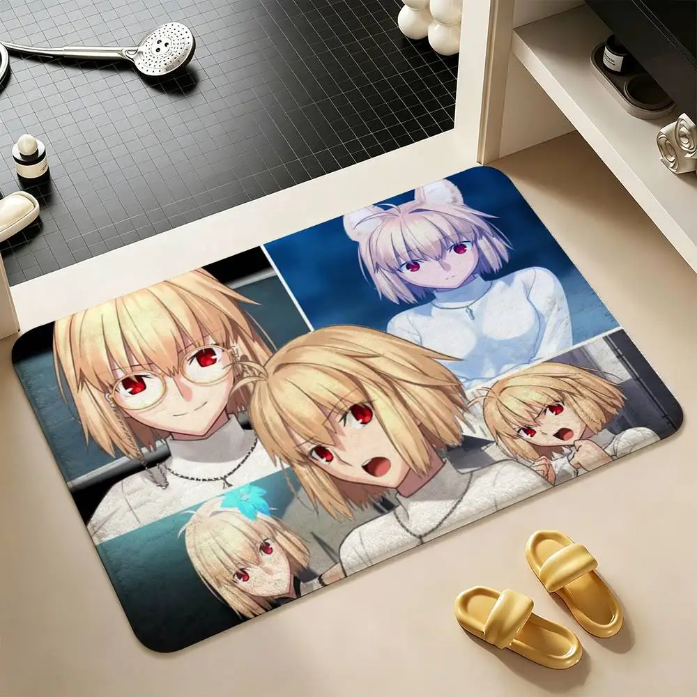 Arcueid Brunestud Hisui Kohaku Tsukihime Shower Room Absorbent Small Floor Mat Soft Comfortable Decorative Foot Mat