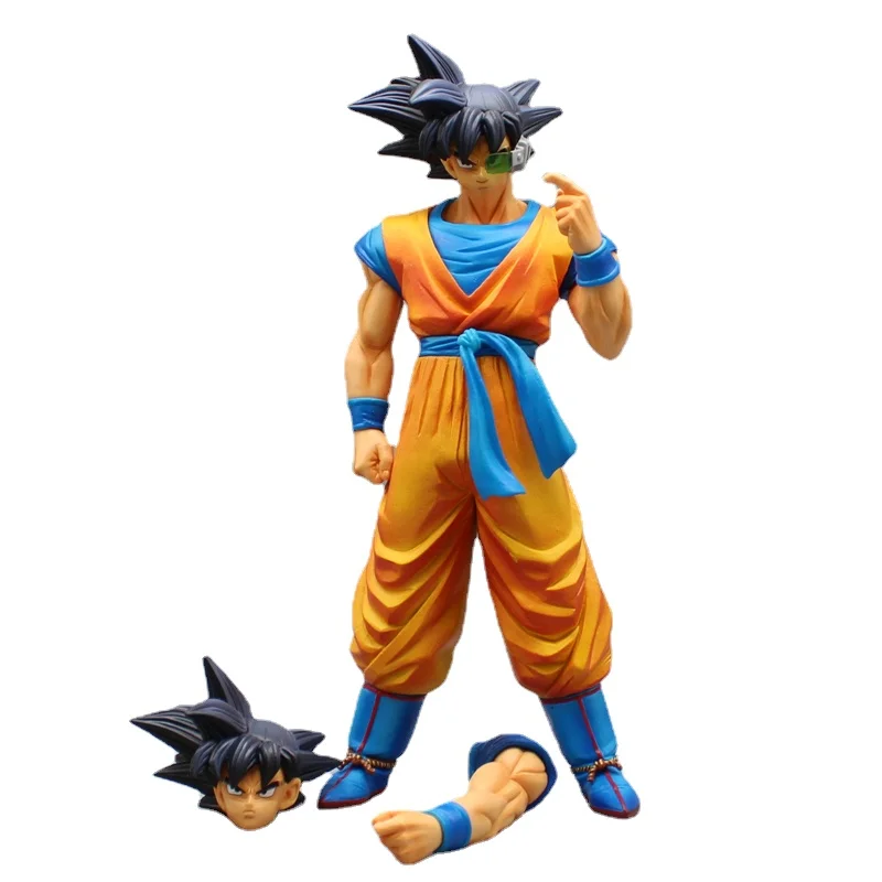 

Фигурки из аниме «Драконий жемчуг Z» Ginyu Goku, сменная голова, рукоятка, 29 см, Статуэтка из ПВХ, фигурки героев, коллекционные модели, игрушки, подарки