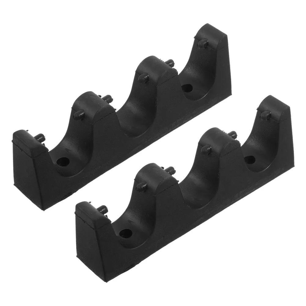 

2 Pcs Billiard Rack Pool Stick Table Accessory Accessories Black Supplies Billiards Holder