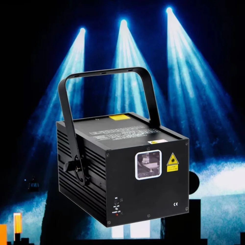 3W RGB LED Laser Animation Handwritten Disco Lighting Effect WIFI PC Controlled Aluminum Body for KTV Stage DJ Party