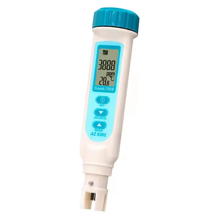 AZ8362 High-Precision Conductivity TDS Water Quality Pen Tester Salinity Meter Water Quality Analysis Detector