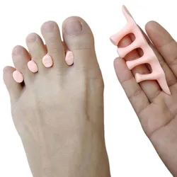 2 pezzi = 1 paio di Gel alluce valgo strumento per la cura del piede protettore Silicone martello correttore separatore per dita raddrizzatore sottopiede Pedicure