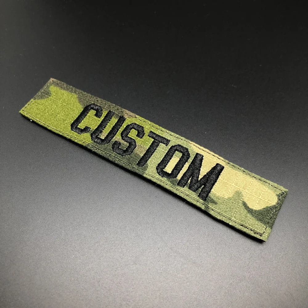 Stickerei Custom Name Patch Brustbänder Abzeichen Faltrahmen ACU MULTICAM Alpine Tropic RG GRÜN SCHWARZ BRAUN GRAU AOR2 BLAU TAN – Detail 27