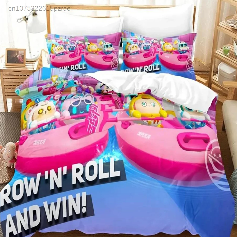 Eggy Party 3D Bedding Set Duvet Cover Pillowcases Single Twin Full Queen King Size Home Decor Quilt Pillowcase Boys Gift