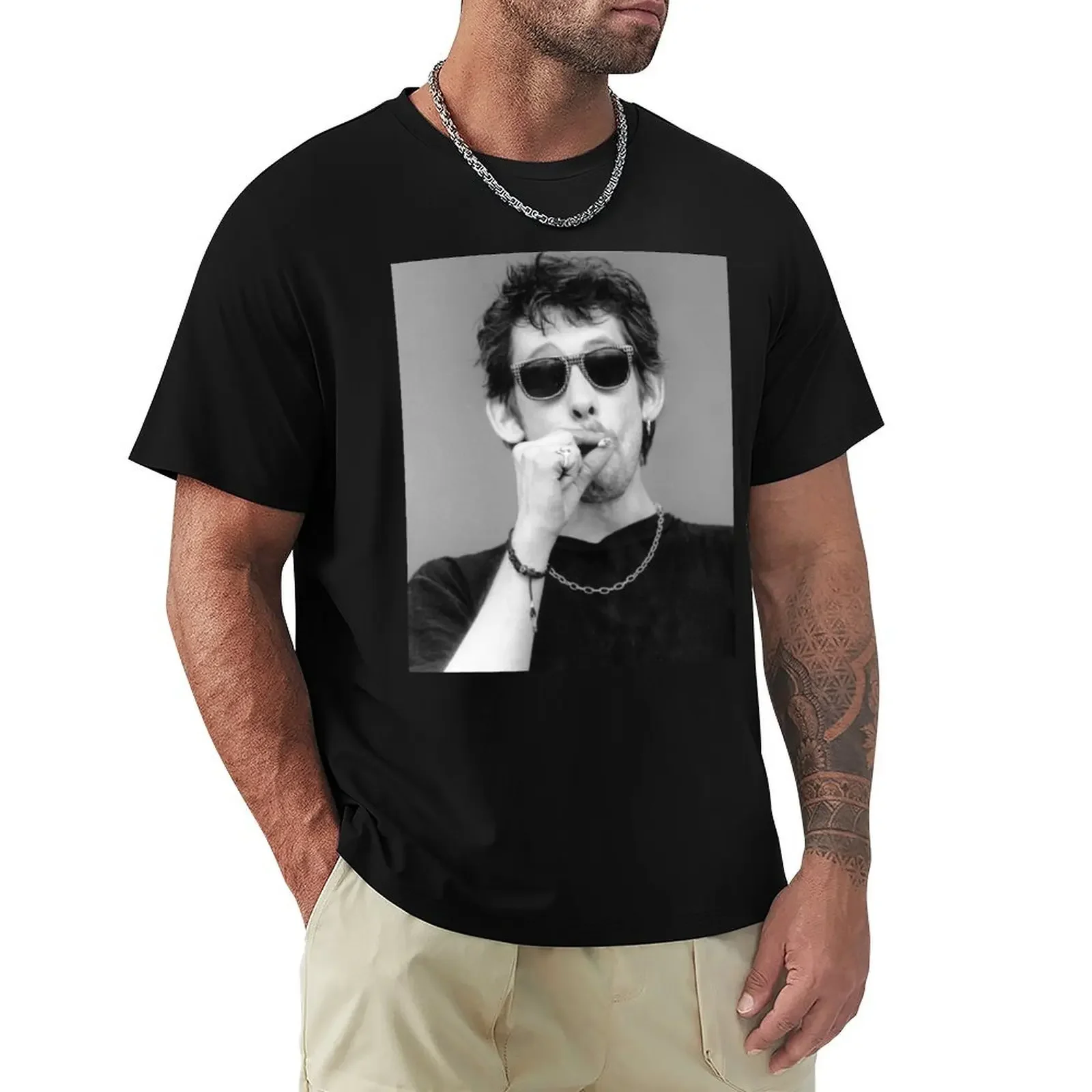 Shane Mcgowan T-Shirt anime t shirts vintage graphic tee oversizeds mens graphic t-shirts hip hop