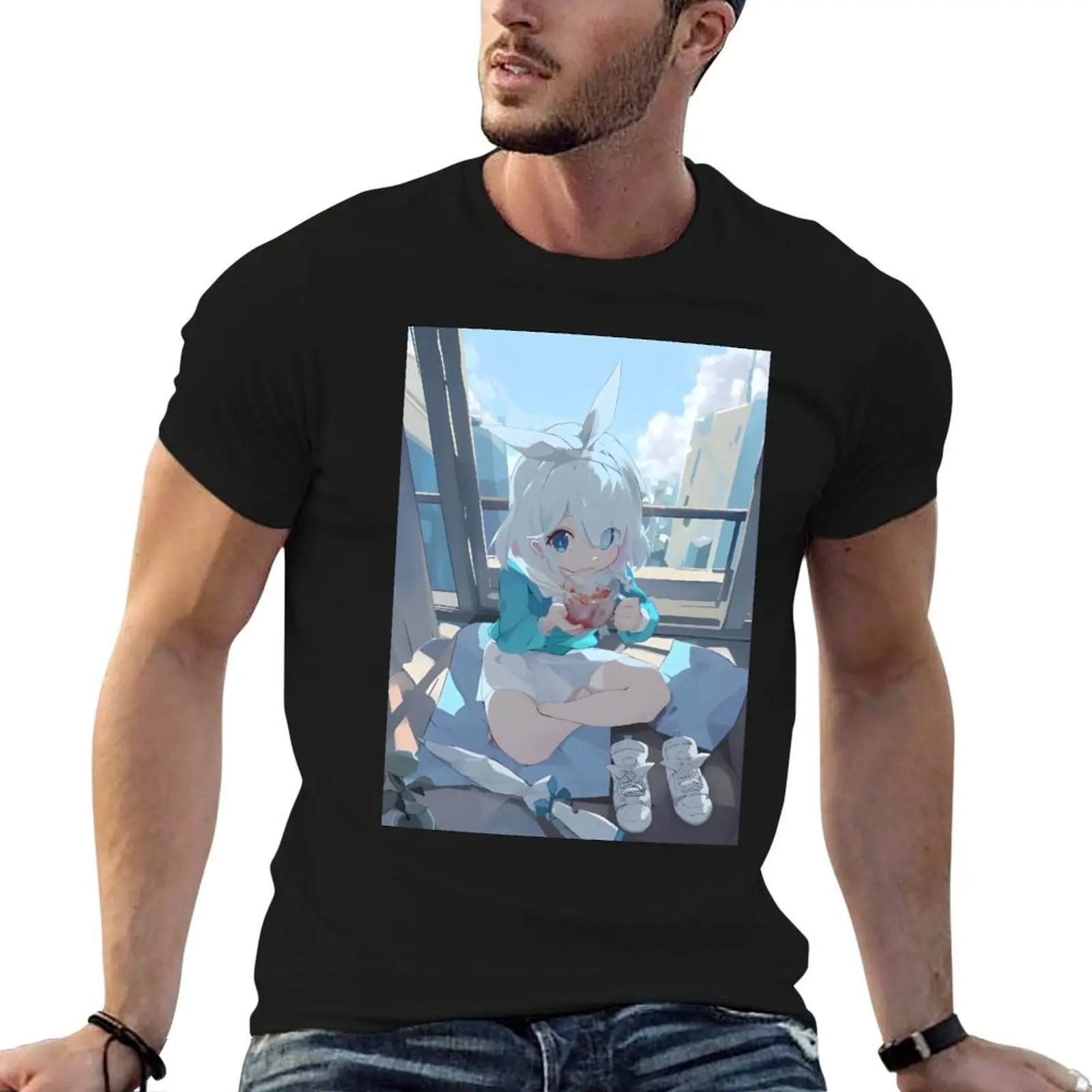 Blue Archive - Arona T-Shirt Breathable Basic Cotton T-Shirt
