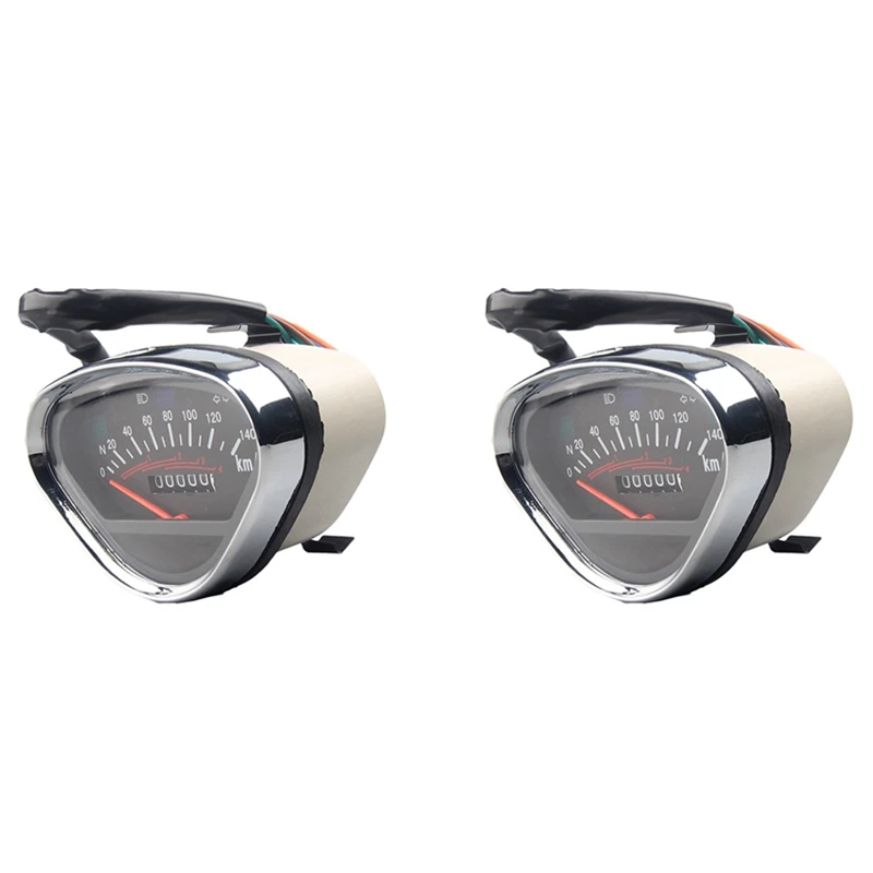 

2X Motorcycle Meter Odometer Gauge Backlight LCD Digital Indicator Instrument For Vintage Honda DAX 70 Jialing70