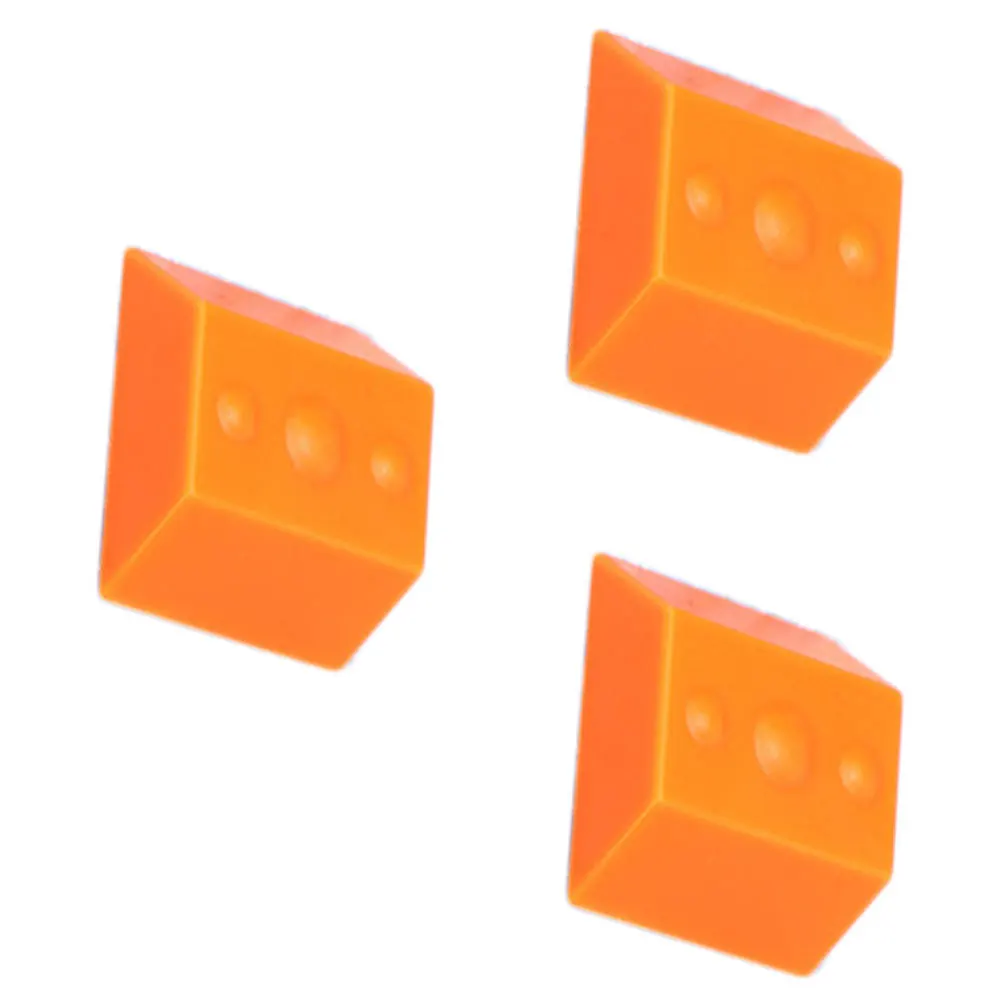 3 قطع من قطع الورق الصغيرة المتينة، أداة تشذيب شريط شفاف للطلاب والفنانين، صور سكرابوكينغ باللون البرتقالي