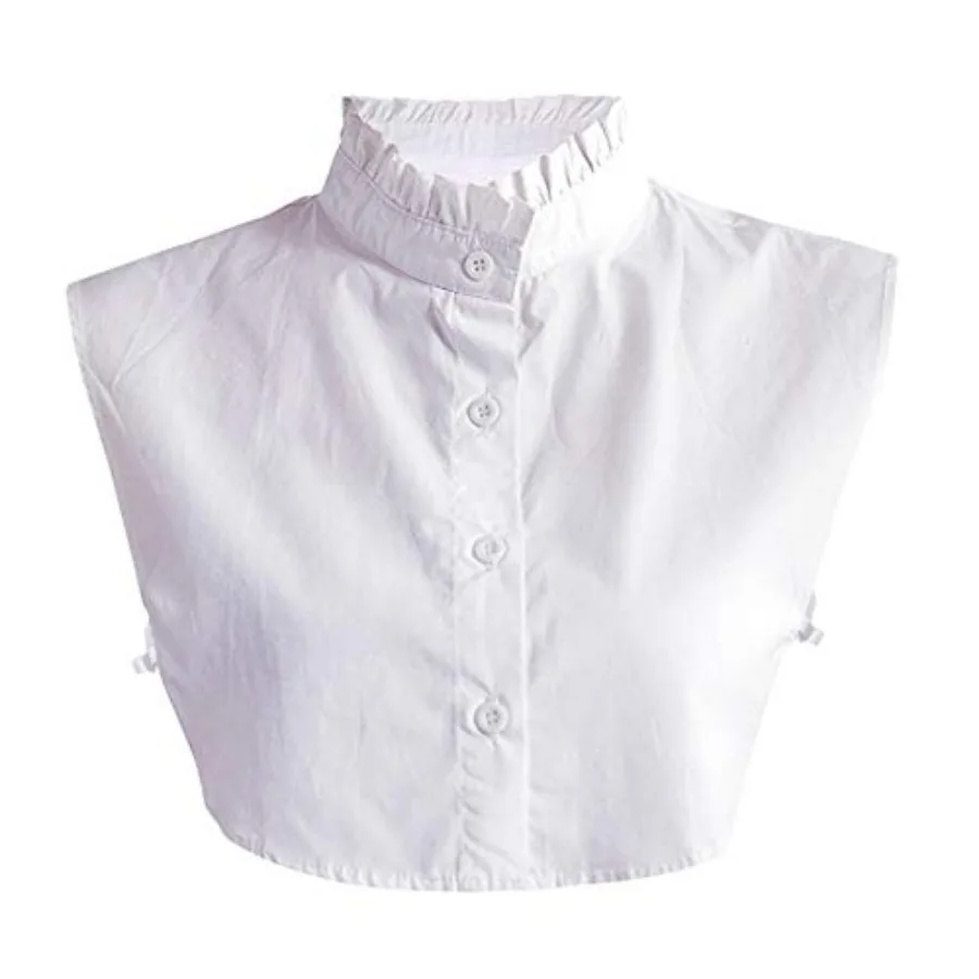 

YAKEF Lady alf-Sirt Blou Detacable Lace Con Fake Collars Dicky Collar F Collar