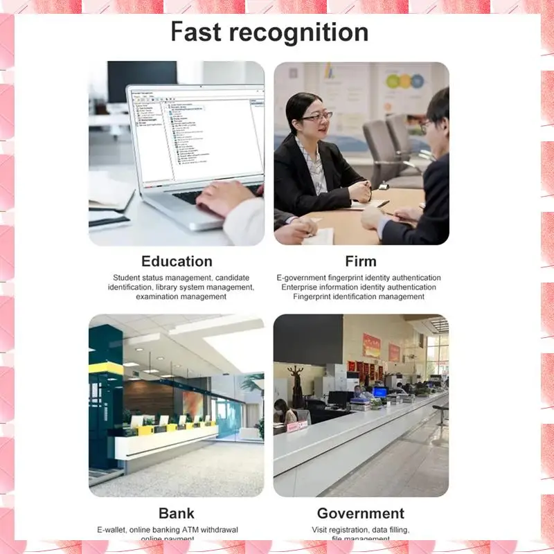 JAJA جهاز التعرف على بصمات الأصابع USB صغير للكمبيوتر المحمول ويندوز 10 11 مرحبا الماسح الضوئي البيومترية وحدة قارئ بصمات الأصابع Durab #2