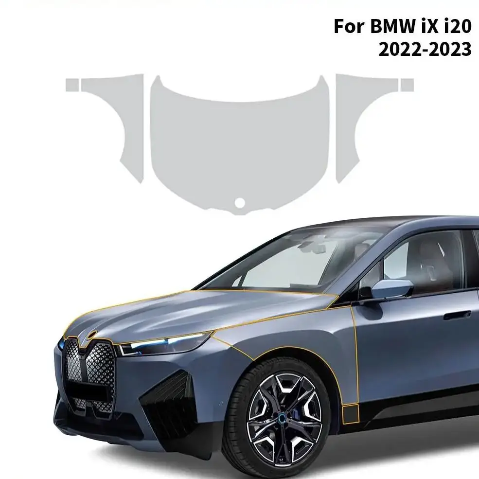 

For BMW iX i20 2022-2024 TPU Paint Protection Film Self-Healing Clear Bra Pre-cut PPF Kit Car Body Anti-Scratch Resistant