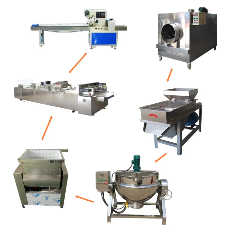 

Automatic Cereal Granola Snap Energy Nut Bar Maker Sesame Seed Brittle Making Machine Peanut Candy Protein Bar Production Line