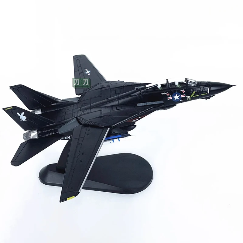 Diecast 1:100 Scale American F14 Tomcat fighter VX-4 alloy aircraft model finished Souvenir Gifts For Adult Boy