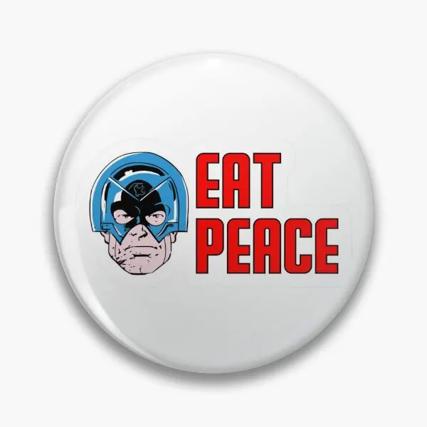 أكل السلام صانع السلام لينة زر دبوس ديكور المعادن الإبداعية قبعة طوق التلبيب دبوس المرأة مضحك مجوهرات الأزياء لطيف عاشق الكرتون