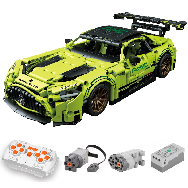 Technical Racing Car Amg Gt 50 1:14 Vehicle Moc Brick Building Block Constructor For Adult Toys Christmas Gift For Kids 1466pcs