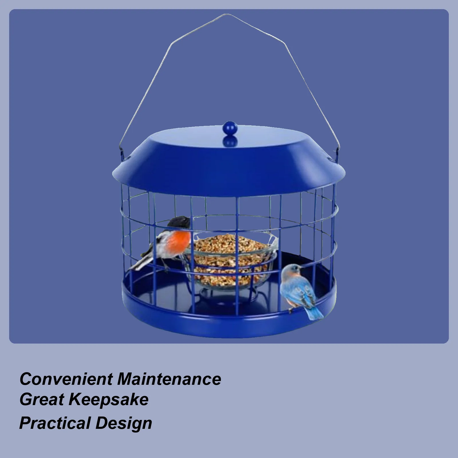 

Кормушки для птиц с защитой от белки, декор в клетке, уличная кормушка для птиц для сада, заднего двора, патио, лужайки, окна, балкона, дикой природы