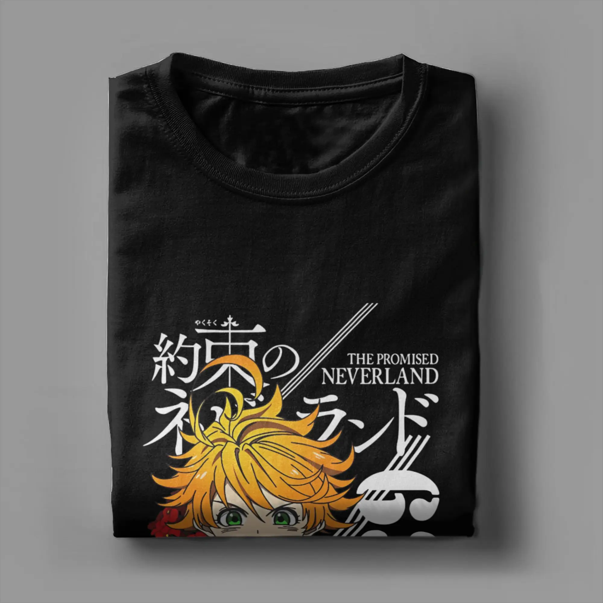 وعد نيفرلاند تي شيرت الصيف إيما الترفيه تي شيرت رجل القطن الجولة الرقبة حجم كبير الملابس قصيرة الأكمام التي شيرت