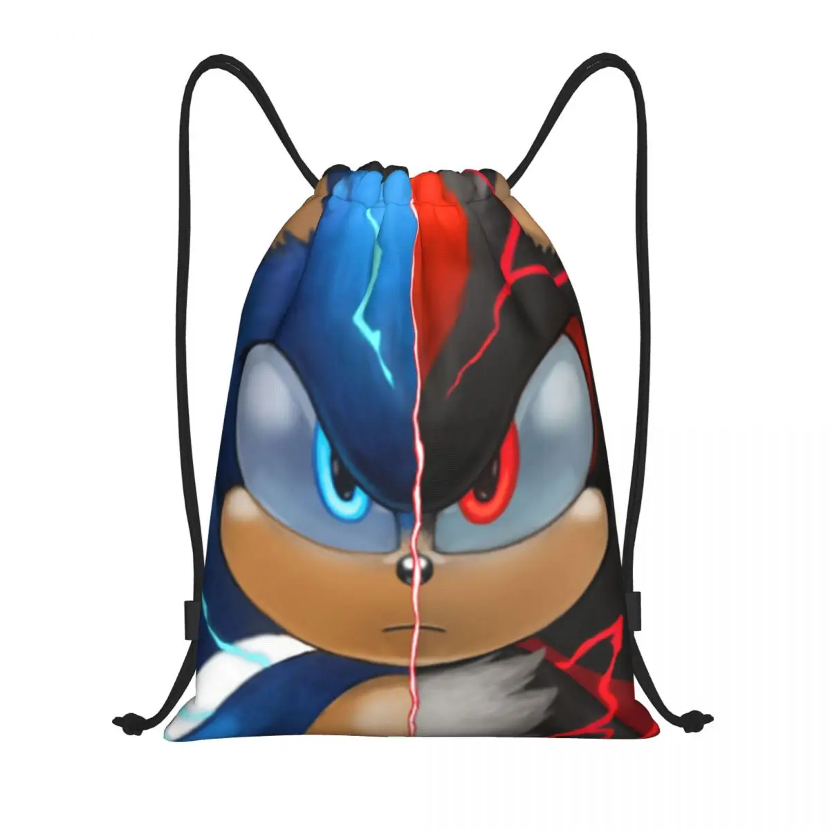 

Sonic Shadow Backpacks Fashion Drawstring Bundle Pocket Sports Bag Book Bags for Man Woman School