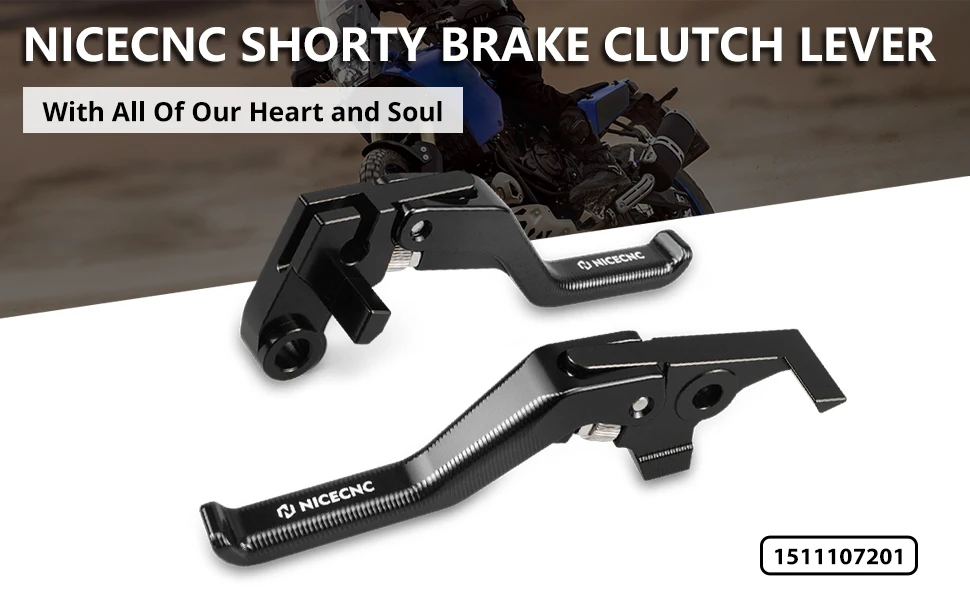 (EU-Lager) NICECNC Kurzer Brems- und Kupplungshebel Schaltstabilisator für Yamaha Tenere 700 /XTZ700 19-24 XSR700 Tenere 700 2024 2023 – Detail 1