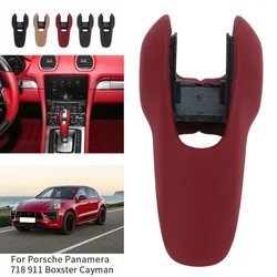 For Porsche Panamera 718 911 Boxster Cayman Car Interior Accessory Gear Shift Knob Cover Trim Car Interior Accessory Replacement