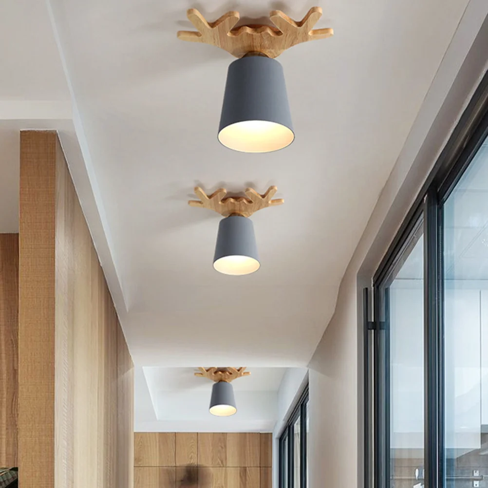 

Antler Design Ceiling Lamp Premium Material Simple Hanging Light for Home Bar Restaurant Decor Indoor Corridor Lighting