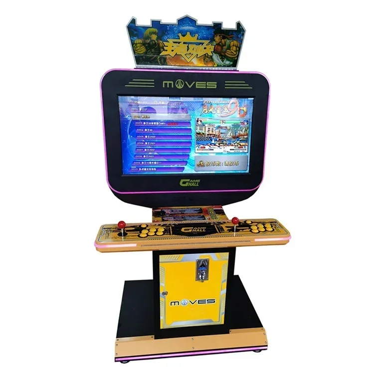 32 Inch Lcd Screen Coin Operated Fighting Arcade Two Players Fighting Games Hardware Box Boxing Fighter King Console