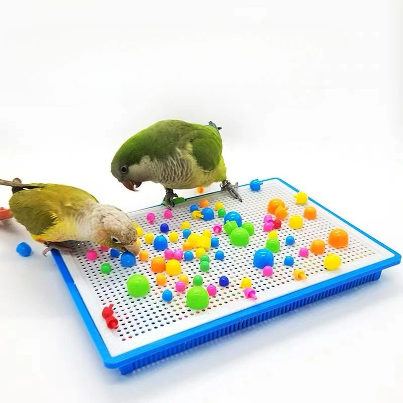 

Anti Depression Biting Parrot Toy Bird Peony Little Sun Monk Biting and Grinding Teeth Training Supplies