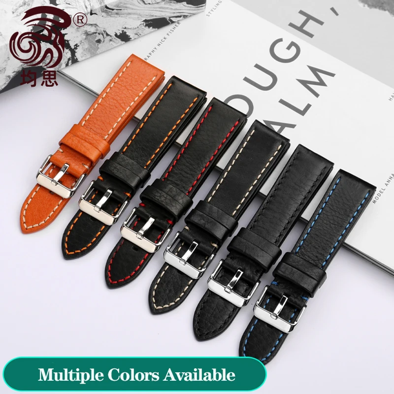 For Casio Italian Leather Watch Strap EFR-303L EQB-501 EFS-S500 506 Swordfish Bracelet MTP-1374/1375 PRG600 PRW-6600Y Watchband