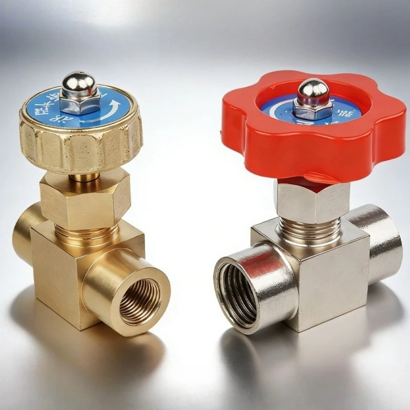 Parallel Right Angle Needle Valve 1/8