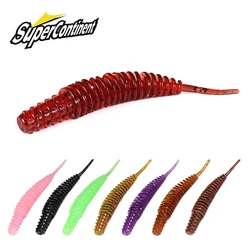 Supercontinent soft bait new Needle 5cm/4cm tail fishing lures sinking tremor bait Soft Fishing Lure Fishy Worms lur