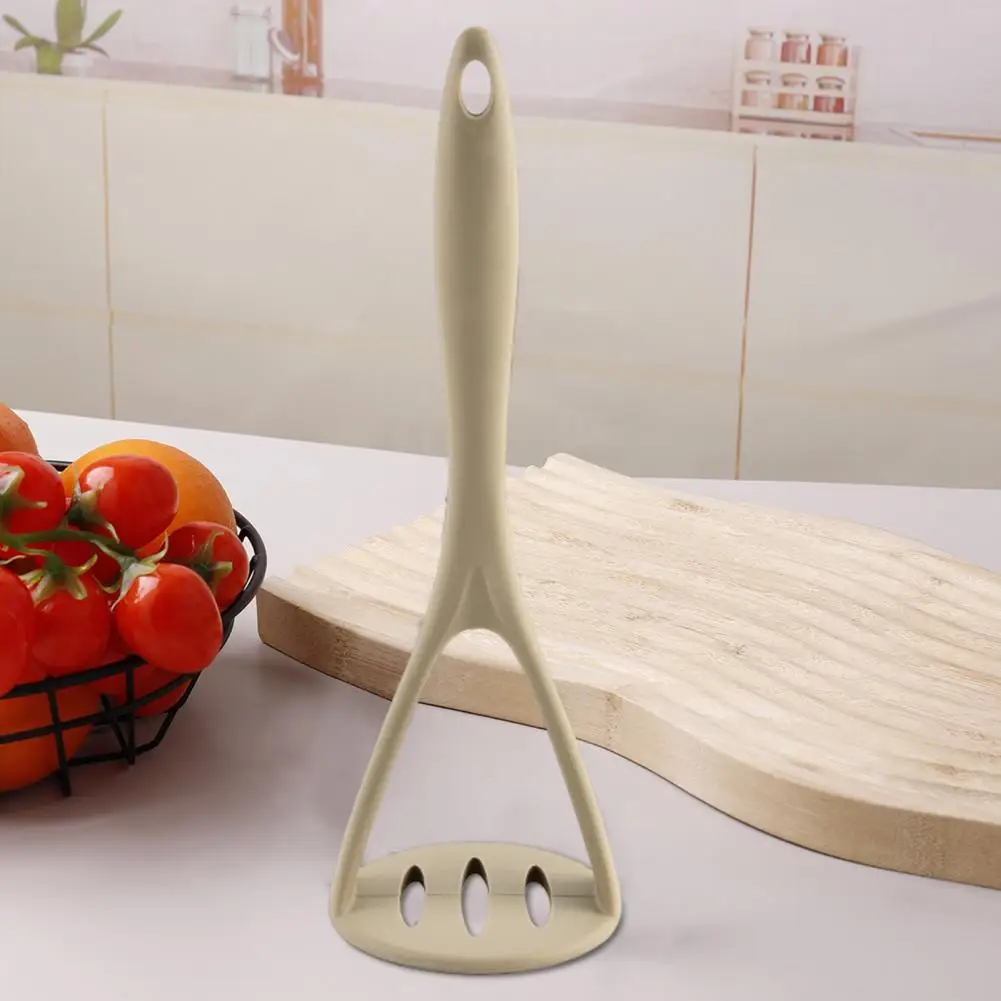 Ergonomic Handle Potato Masher Long-lasting Clay Press Colorful Silicone Potato Masher for Avocado Pumpkin Ergonomic for Mashed