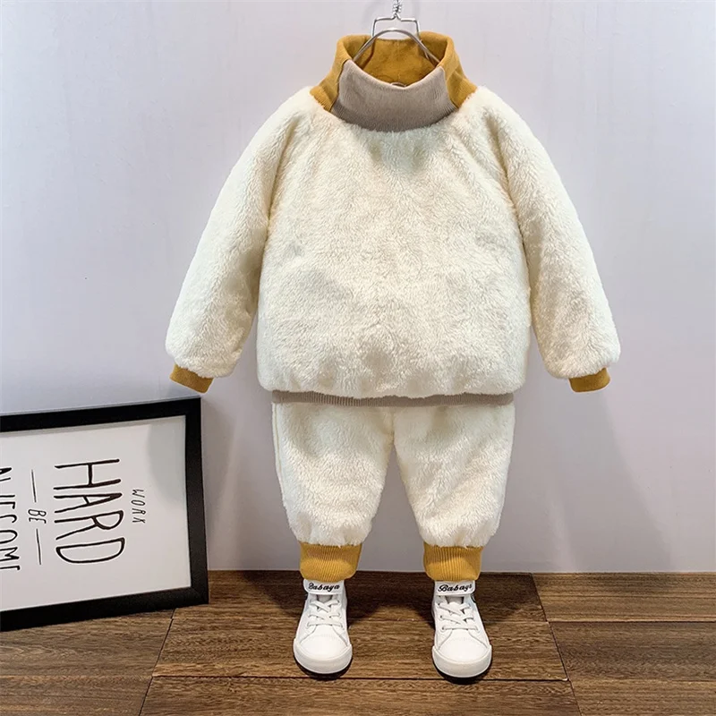 

Boys Sweatshirts +Pants Kids Suits 2PCS/Set Cotton 2024 Cool Spring Autumn Cotton Jogging Suit Teenagers Christmas Gift Children