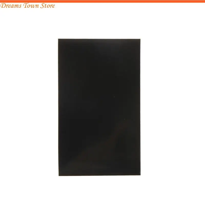 HX6A 1 حزمة 0.6 مم ماوس فأر ألعاب الماوس انزلاق الزلاجات PAD DIY 100x60mm أسود