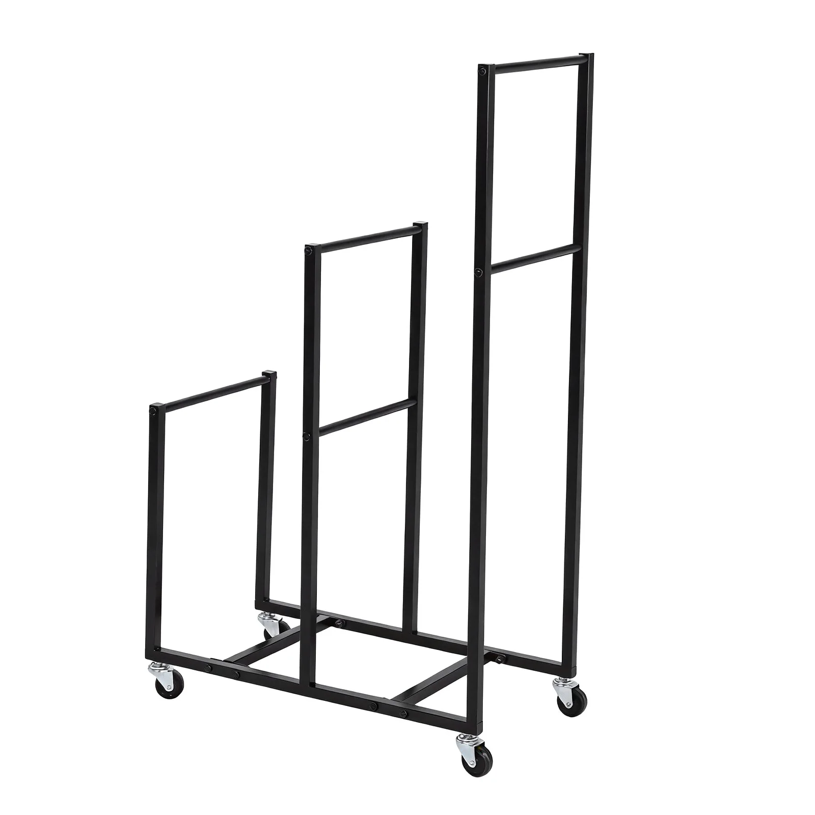 

Carton Stands Cart with Wheels Portable Cardboard Box Storage Rack 41x26x14inch for Home Supermarket Warehouse & Commercial Use