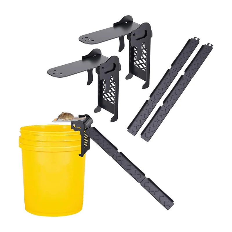 Walk The Plank Bucket Mouse Trap- Humane Rat Traps For Indoor Home, 5 Gallon Or Larger Auto-Reset Mice Traps