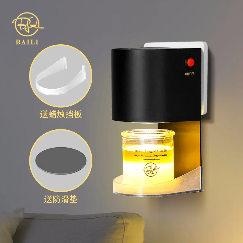 

Mini Aroma Wax Warmer Creative Simple Wall Lamp Adjustable Light for Bedroom Night Light Direct Supply